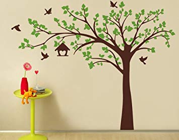 PopDecors - Big tree with love birds(100