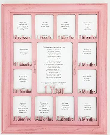 Northland Frames and Gifts Inc - Baby First Year Picture Frame - Personalized Picture...