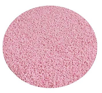 Ballerina Pink - 6' ROUND Custom Carpet Area Rug