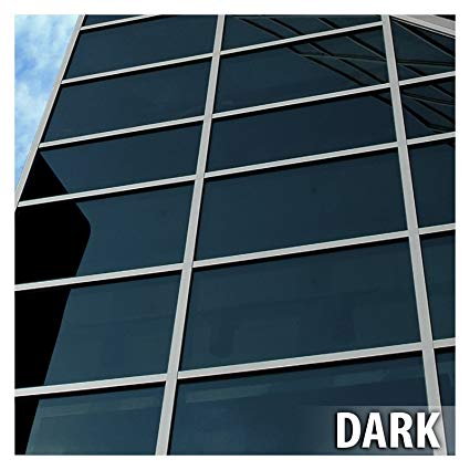 BDF EXNA20 EXTERIOR Window Film Privacy and Sun Control Natural 20, Dark - 24in X 24ft
