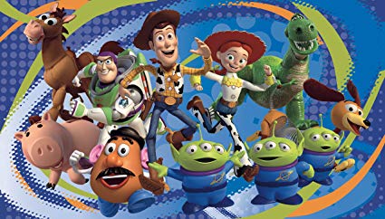 RoomMates JL1204M Toy Story 3 Prepasted Chair Rail Wall Mural