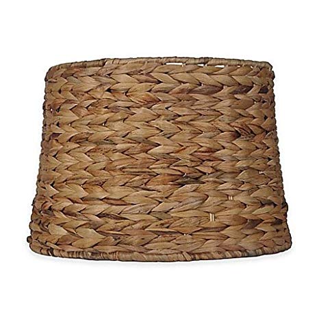 Mix & Match Large 15-Inch Hardback Drum Lamp Shade in Seagrass