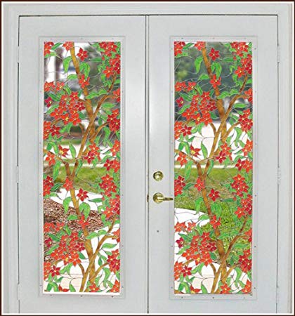 Mandalay Stained Glass See-Through Window Film - 32 in x 86 in