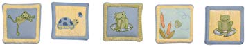 Kids Line Leap Froggie Wall Hanging (Set of 5) (Discontinued by Manufacturer)