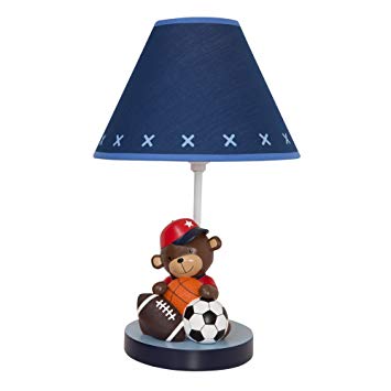Lambs & Ivy Future All-Star Lamp with Shade and Bulb