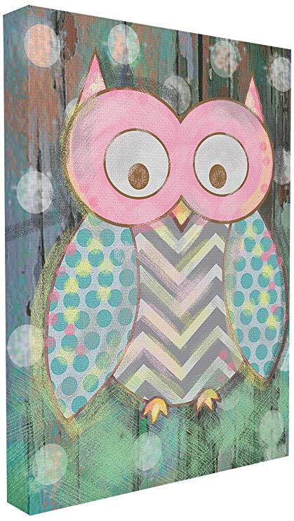 The Kids Room by Stupell Distressed Woodland Owl Wall Plaque, 24 x 30