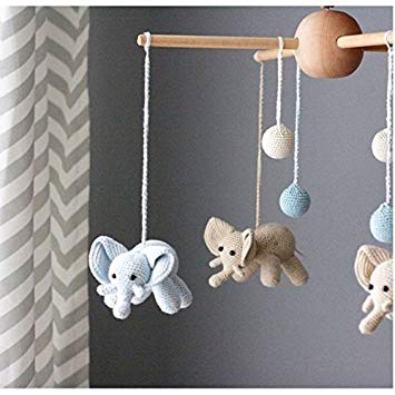 Handmade Elephant & Bubble Baby Mobile